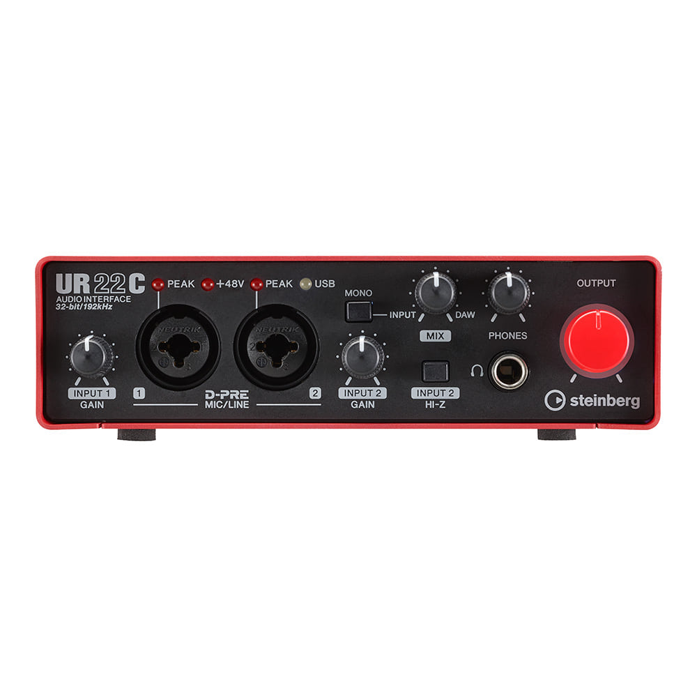 Steinberg UR22C Red 스테인버그 USB 오디오 인터페이스 / 큐베이스 Al 포함