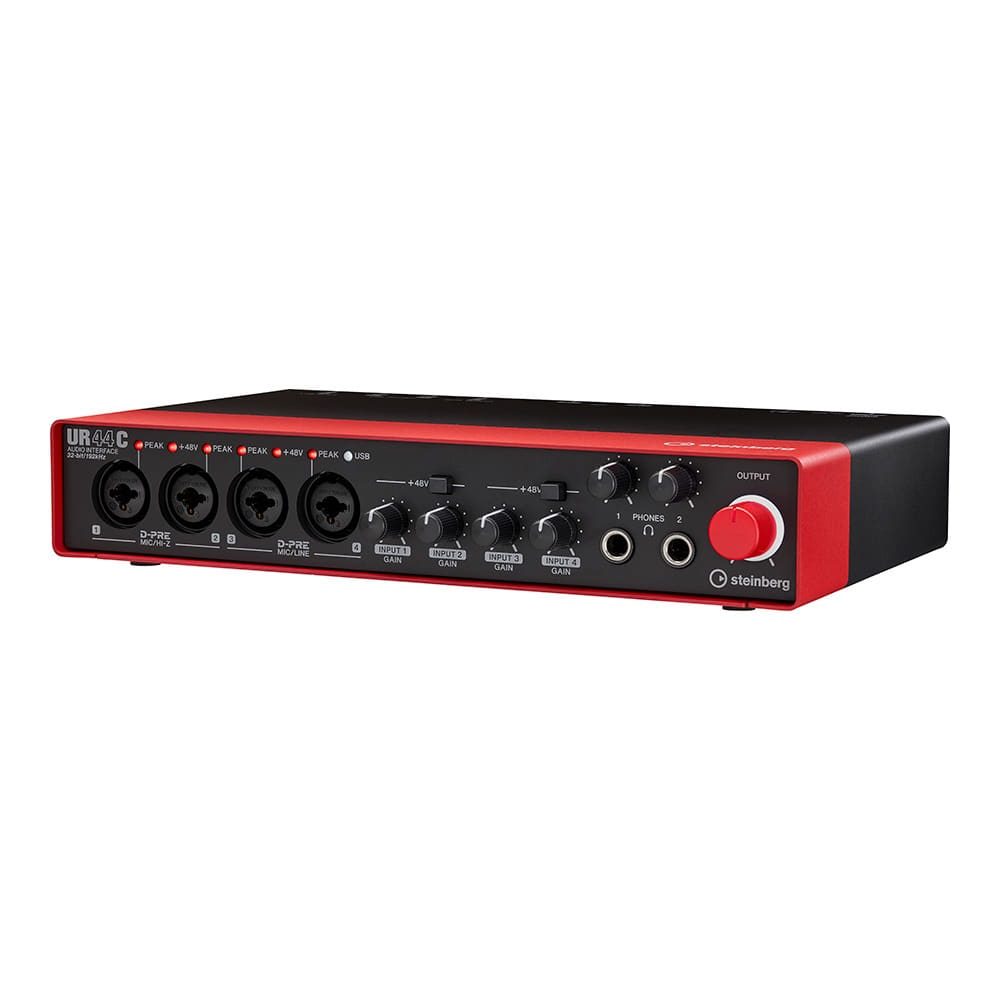 Steinberg UR44C Red 스테인버그 USB 오디오 인터페이스 / 큐베이스 Al 포함