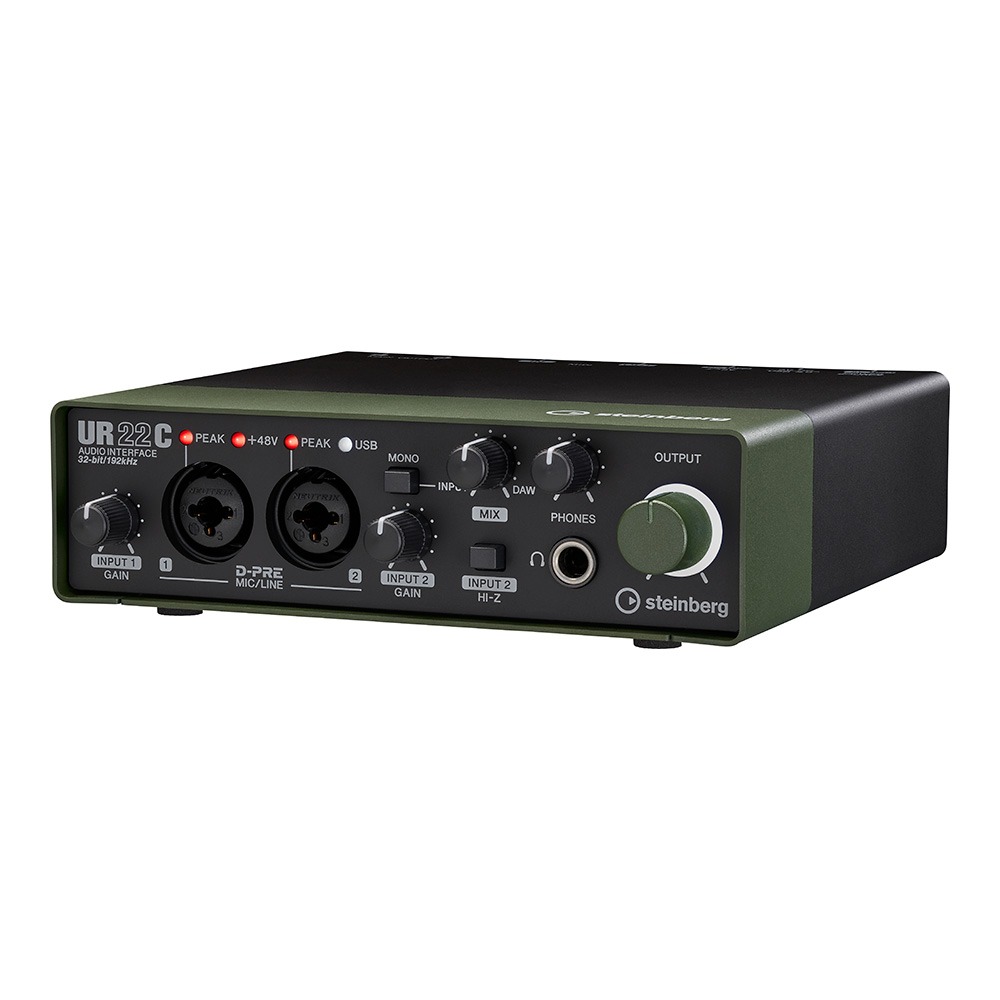 Steinberg UR22C Green 스테인버그 USB 오디오 인터페이스 / 큐베이스 Al 포함