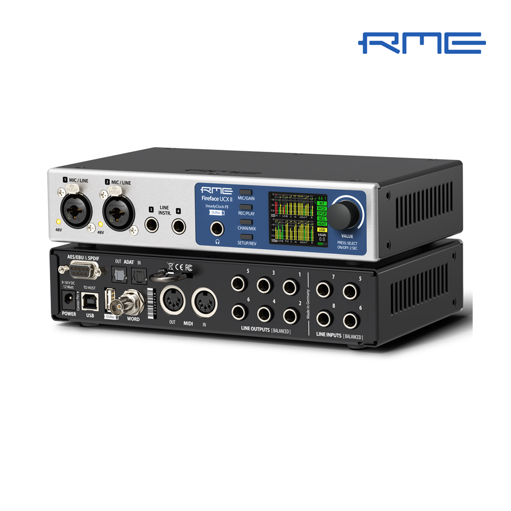 RME Fireface UCX II USB 오디오 인터페이스