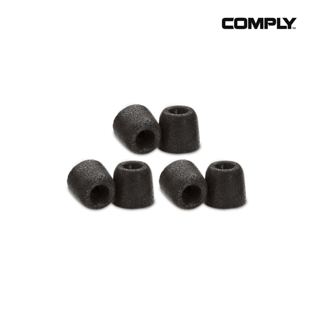 [B스탁] COMPLY 컴플라이 폼팁 T-500 이어팁 블랙 라지 (3 pair / 3쌍)