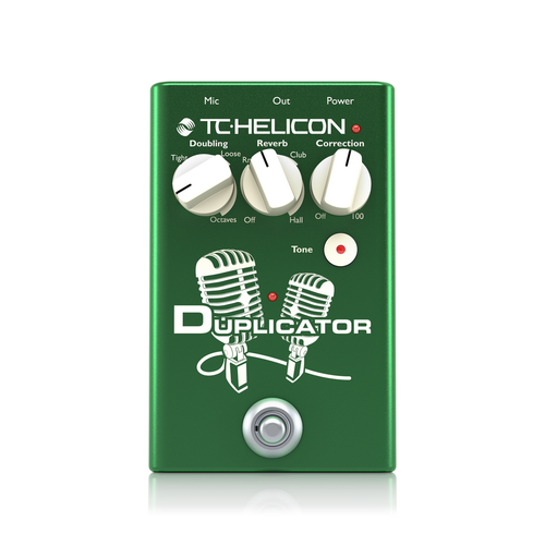 [TC Helicon] Duplicator + 어댑터 포함 - 스튜디오 퀄리티의 더블링과 리버브 이펙터