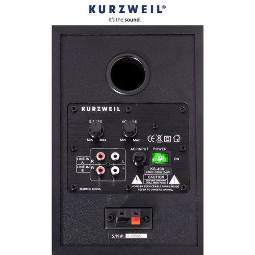 KURZWEIL KS-40A (1조) 커즈와일 4인치 액티브 스피커