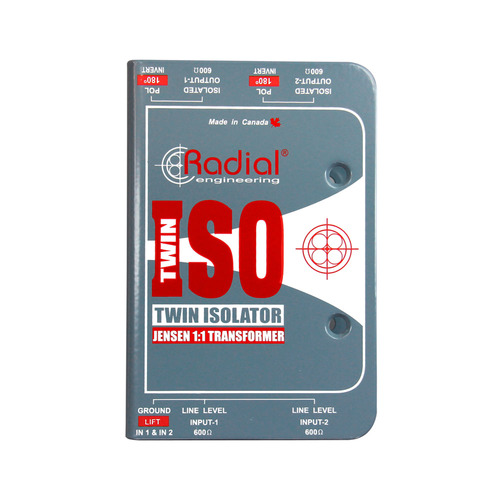 [Radial] TWIN ISO / 2채널 패시브 라인 레벨 아이솔레이터