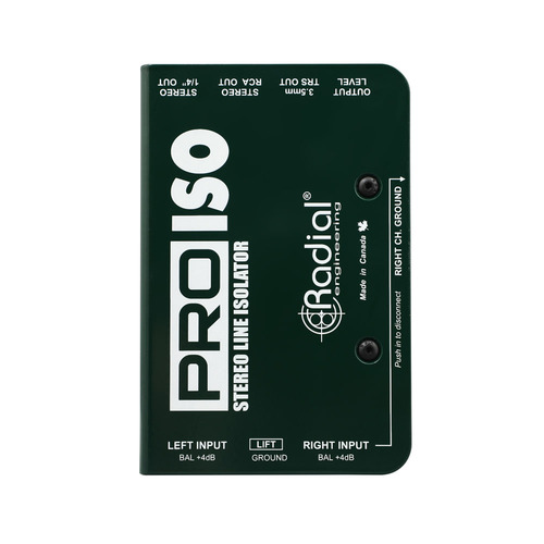 [Radial] PRO ISO / 2채널 패시브 레벨 컨버터