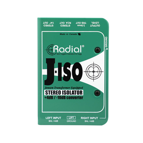 [Radial] J-ISO / 2채널 패시브 레벨 컨버터