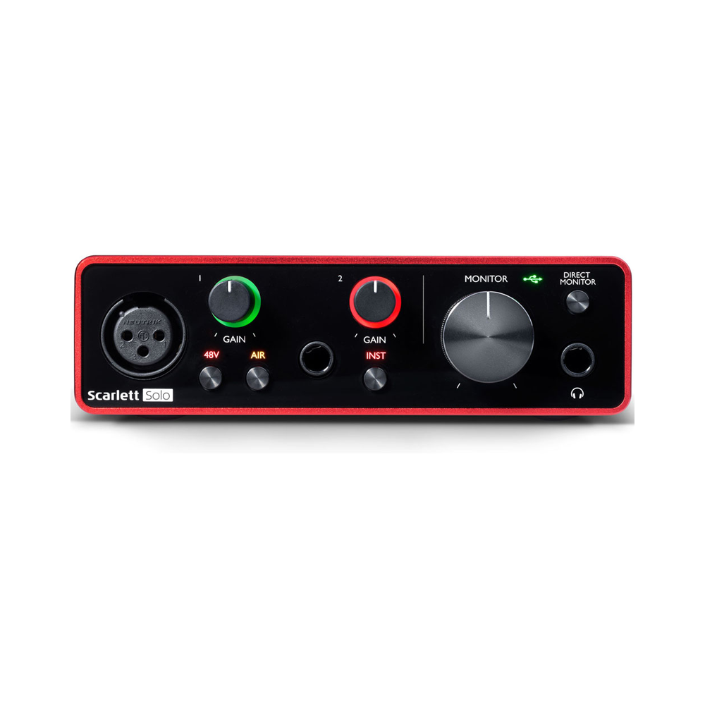Focusrite Scarlett Solo 3G 포커스라이트 스칼렛 3세대 USB 오디오 인터페이스