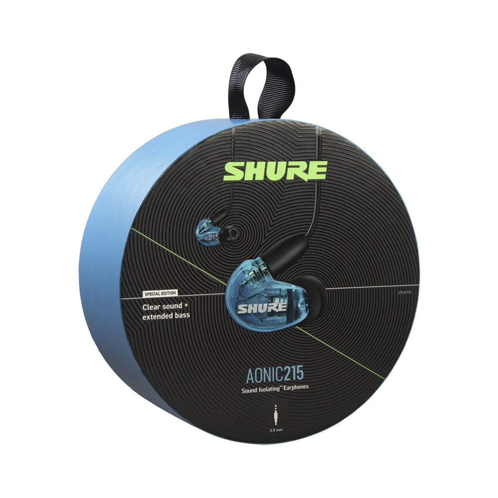 SHURE AONIC 215-UNI (SE215-UNI) 블루 슈어 이어폰