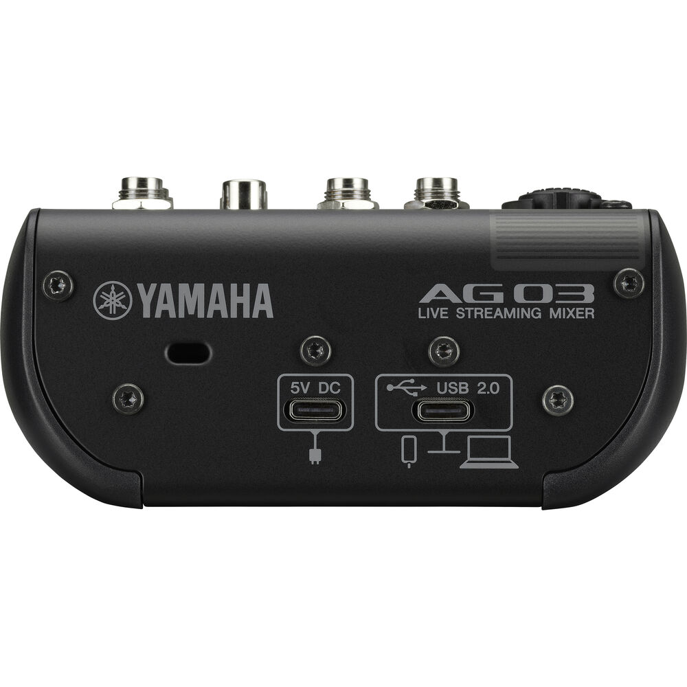YAMAHA AG03 MK2 블랙 야마하 라이브 스트리밍 믹서 겸 오디오 인터페이스
