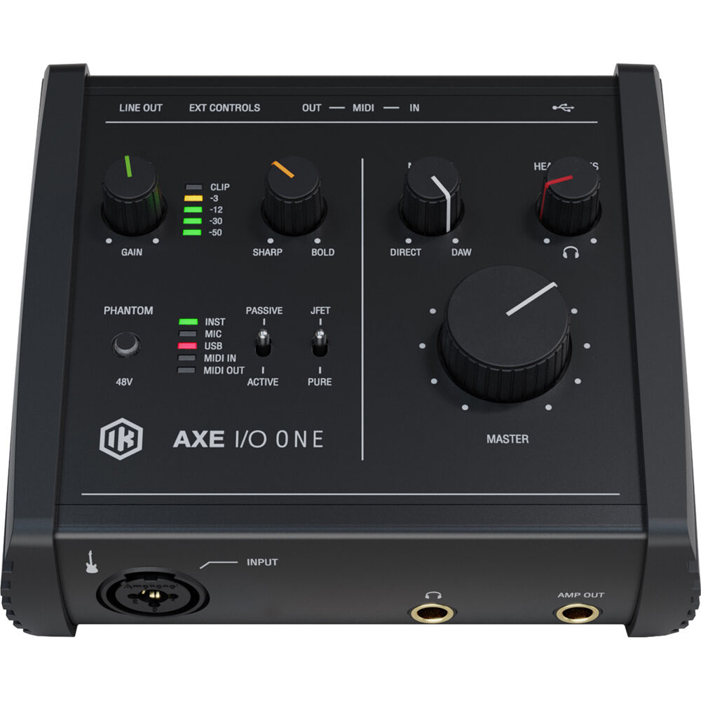 IK Multimedia AXE I/O ONE 포터블 기타,베이스 오디오 인터페이스