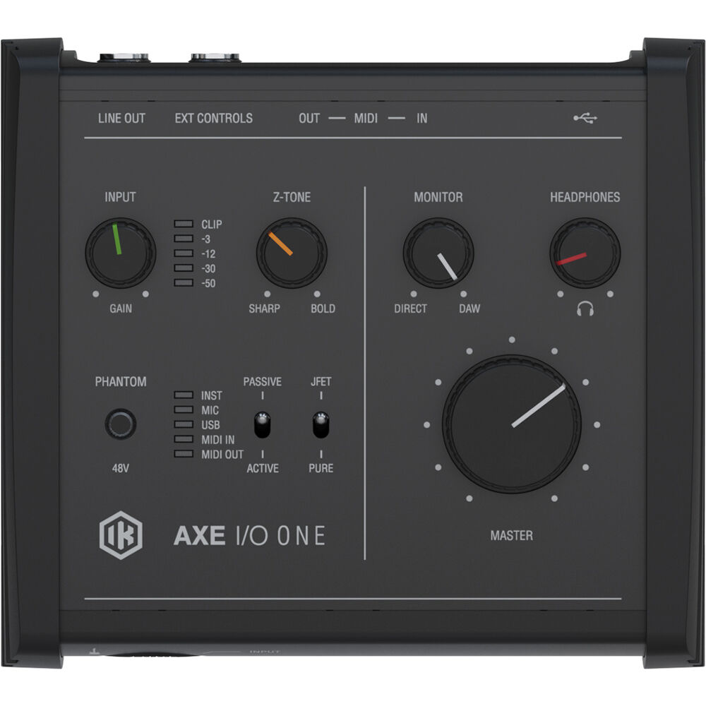 IK Multimedia AXE I/O ONE 포터블 기타,베이스 오디오 인터페이스