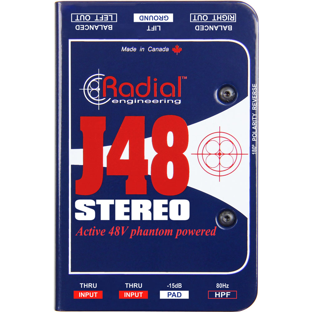 Radial J48 Stereo 레디알 액티브 다이렉트 박스