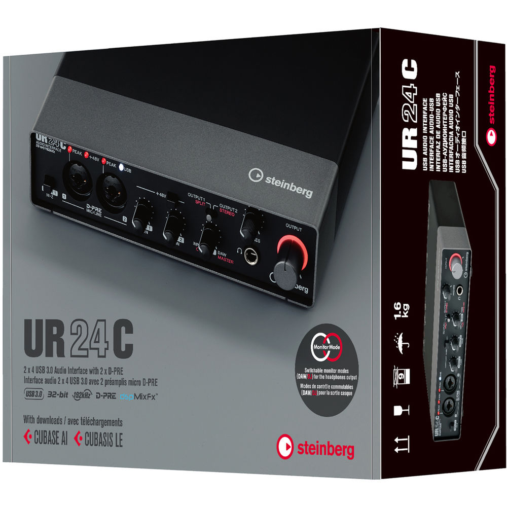 Steinberg UR24C 스테인버그 USB 오디오 인터페이스 / 큐베이스 Al 포함