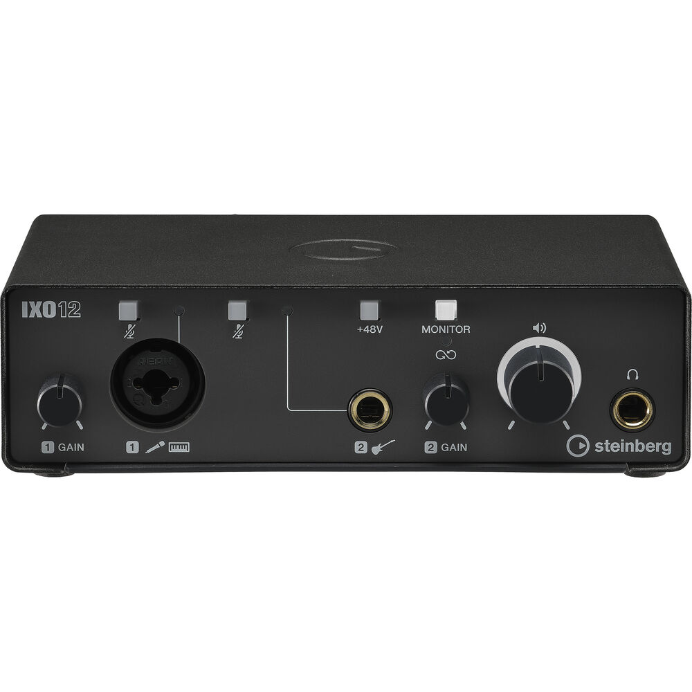 Steinberg IXO12 스테인버그 USB 루프백 오디오 인터페이스 블랙 / 큐베이스 Al 포함
