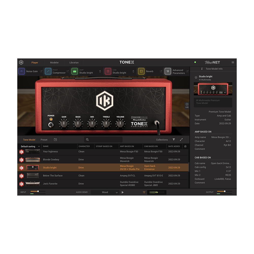 IK Multimedia AmpliTube TONEX MAX 기타 앰프 모델링 소프트웨어 / 전자배송