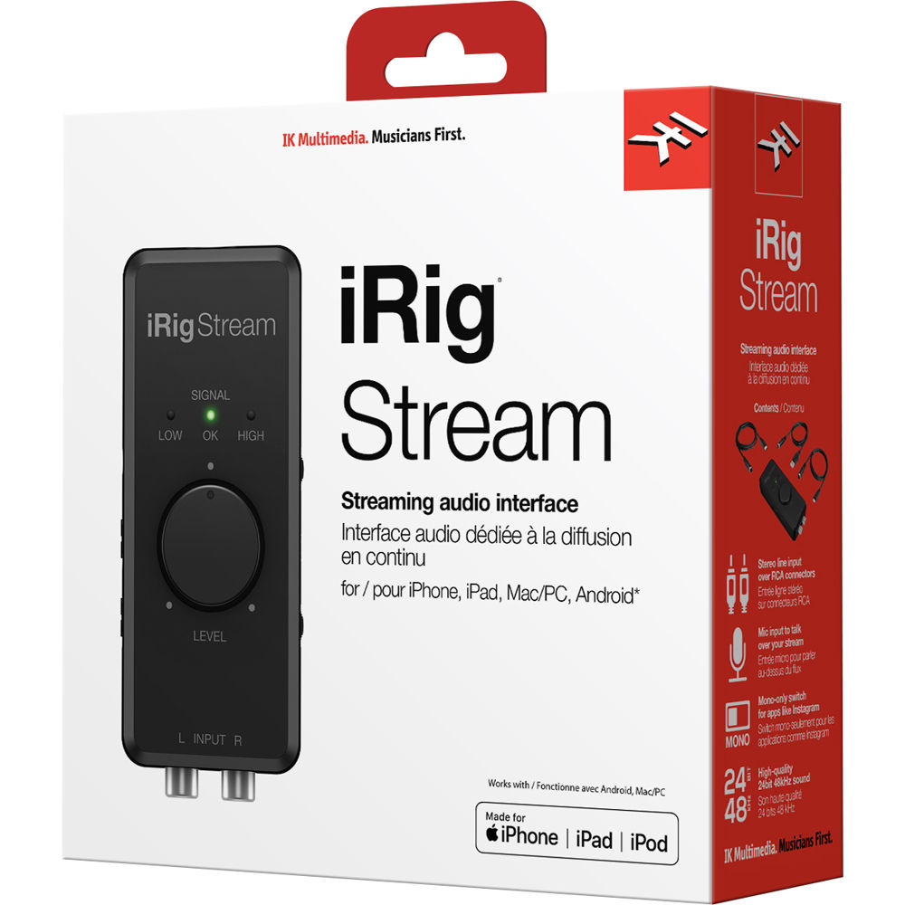 IK Multimedia iRig Stream 스트리밍 오디오 인터페이스