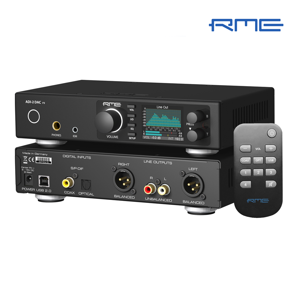RME ADI-2 DAC FS USB DAC 겸 헤드폰 앰프