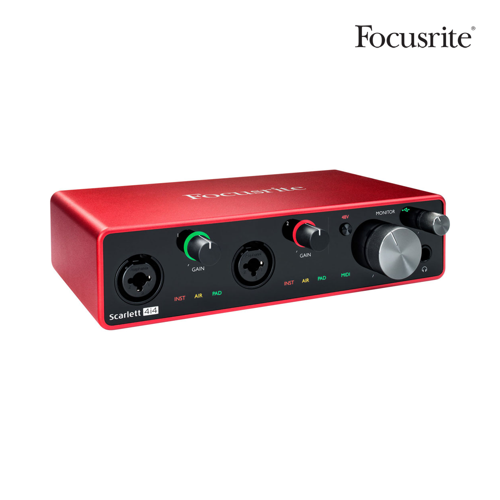 Focusrite Scarlett 4i4 3G 포커스라이트 스칼렛 3세대 USB 오디오 인터페이스