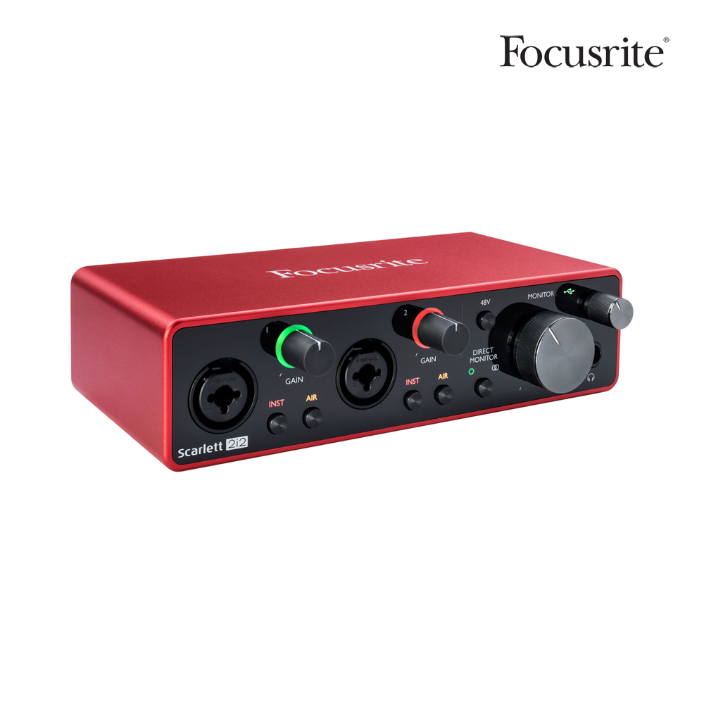 Focusrite Scarlett 2i2 3G 포커스라이트 스칼렛 3세대 USB 오디오 인터페이스