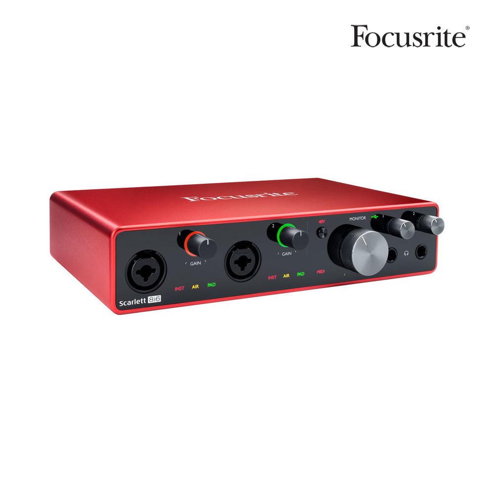 Focusrite Scarlett 8i6 3G 포커스라이트 스칼렛 3세대 USB 오디오 인터페이스