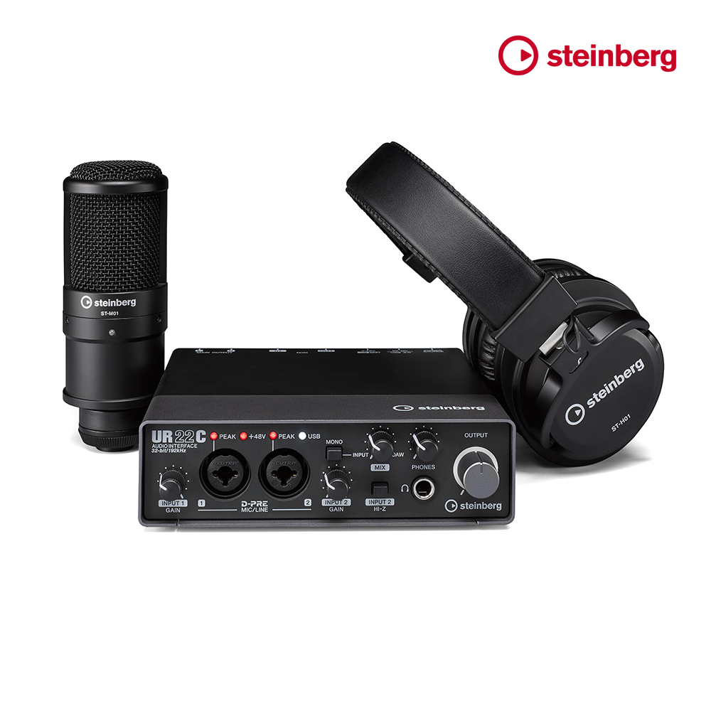 Steinberg UR22C Recording Pack 스테인버그 레코딩 팩 / 큐베이스 Al 포함