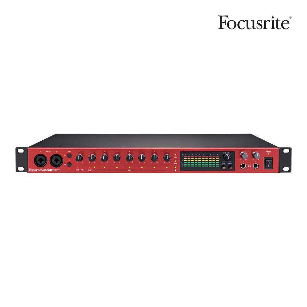 Focusrite Clarett+ 8Pre 포커스라이트 클라렛 USB 오디오 인터페이스