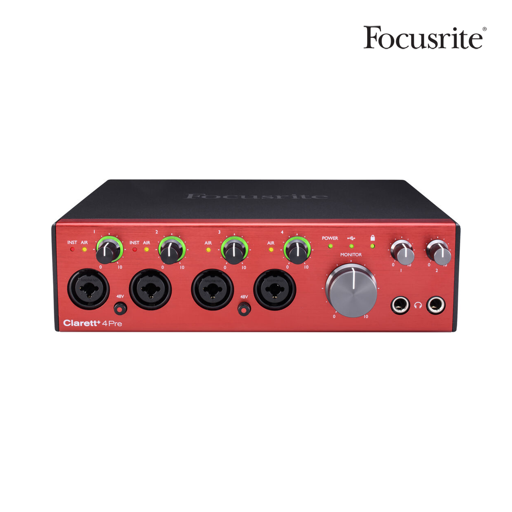 Focusrite Clarett+ 4Pre 포커스라이트 클라렛 USB 오디오 인터페이스