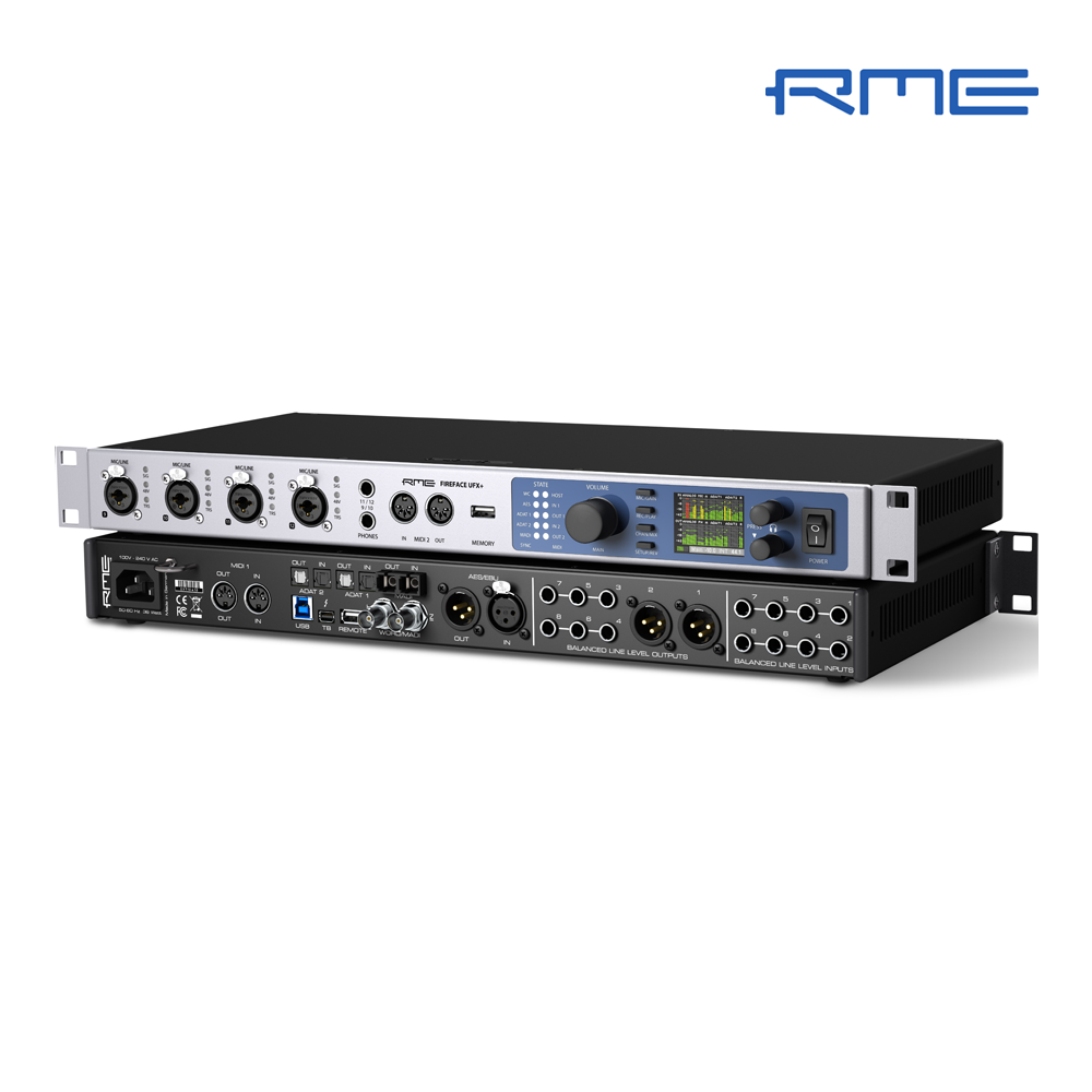 RME Fireface UFX+ 파이어페이스 188채널 USB &amp; TB2 오디오 인터페이스