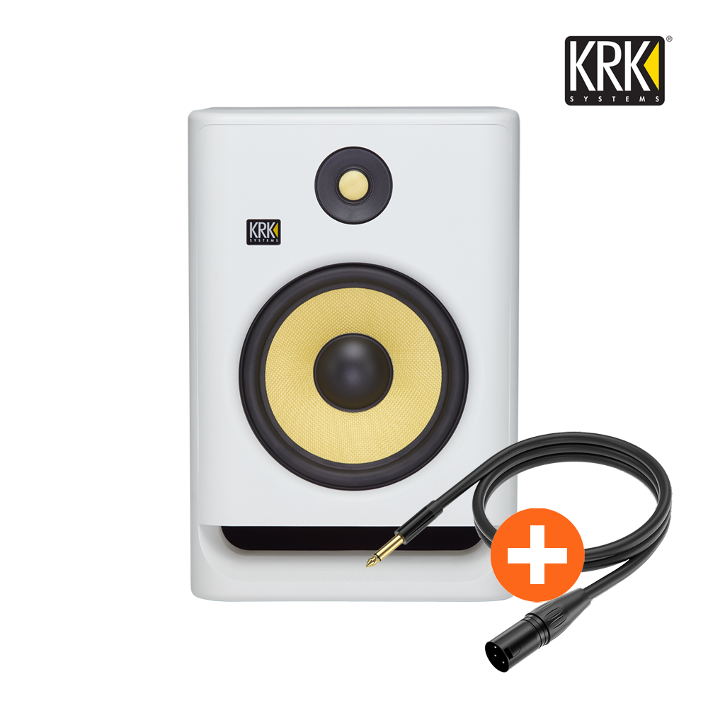 KRK ROKIT 8 G4 화이트 (1통) RP8 액티브 모니터 스피커