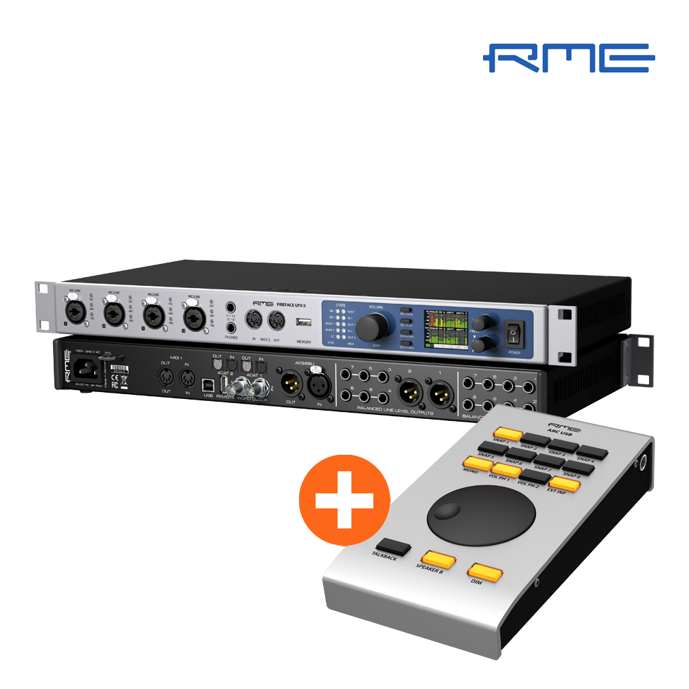 RME Fireface UFX2 60채널 USB 오디오 인터페이스 / ARC USB포함
