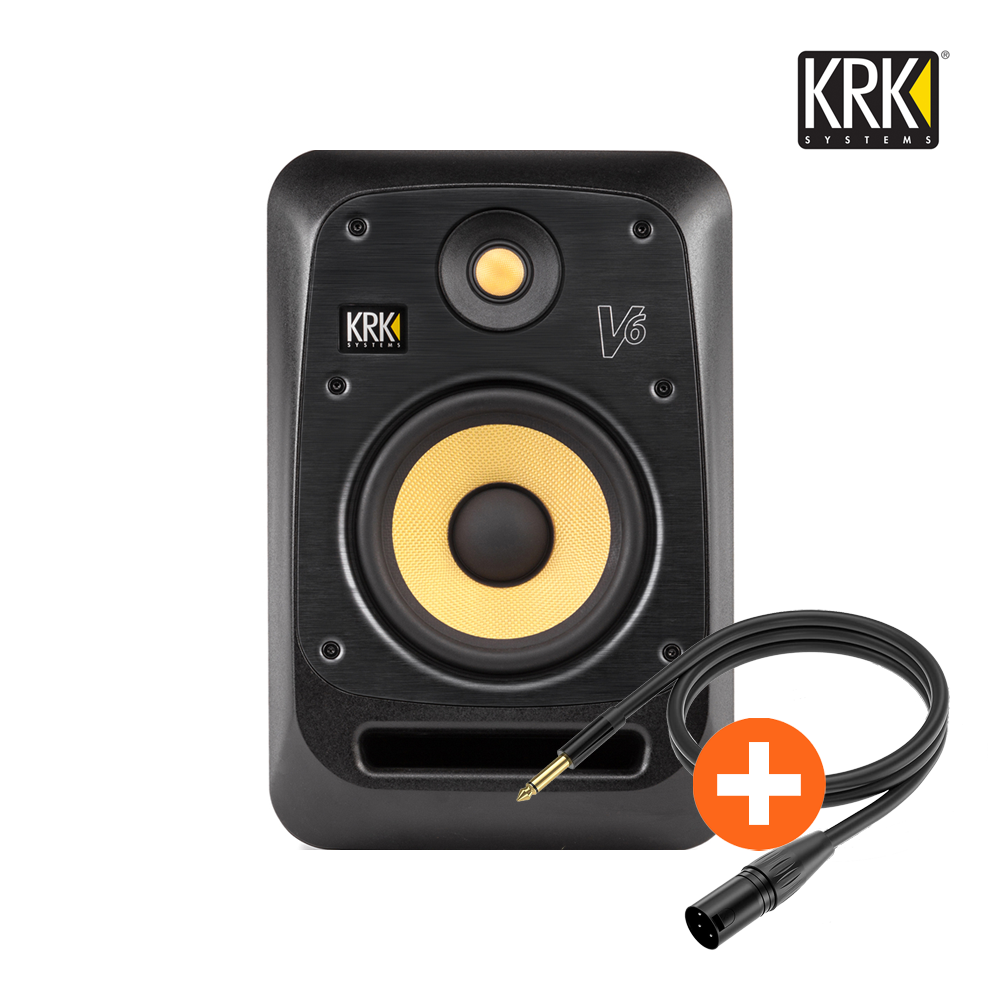 KRK V6 S4 블랙 (1통) 액티브 모니터 스피커