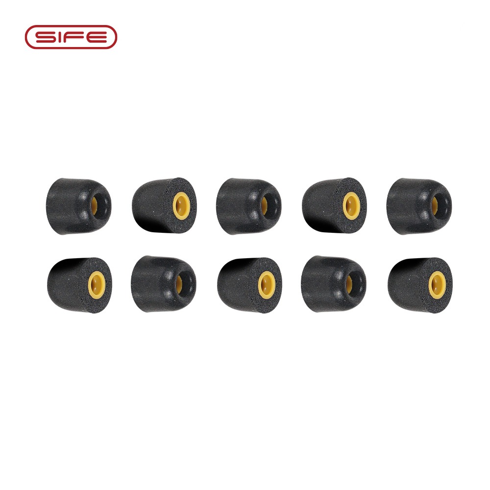 SIFE SF-245 사이프 이어폰 폼팁 (노즐넓이 4mm-6mm 호환) 블랙 미디엄 5쌍