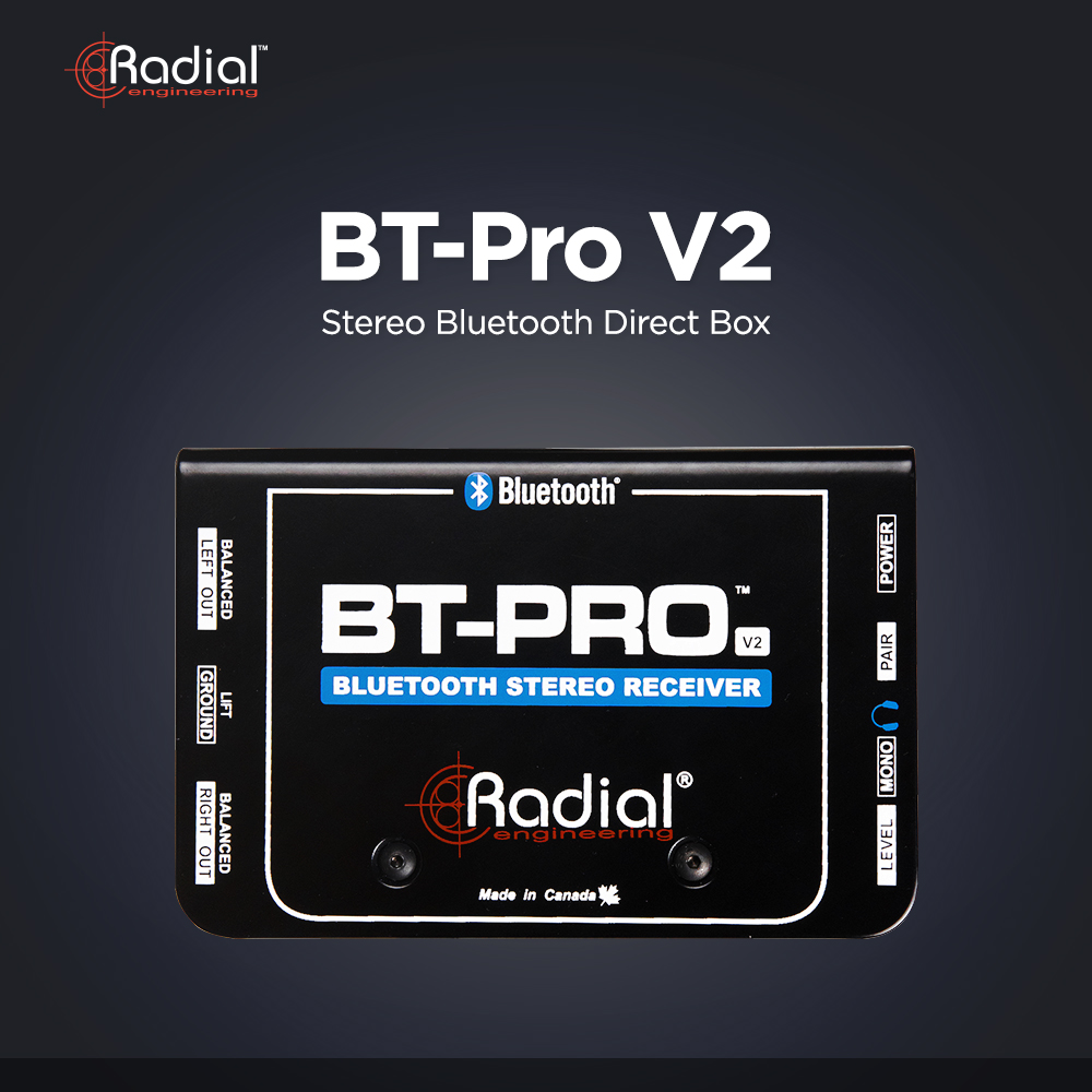 Radial BT-Pro V2 레디알 스테레오 블루투스 리시버, 다이렉트 박스
