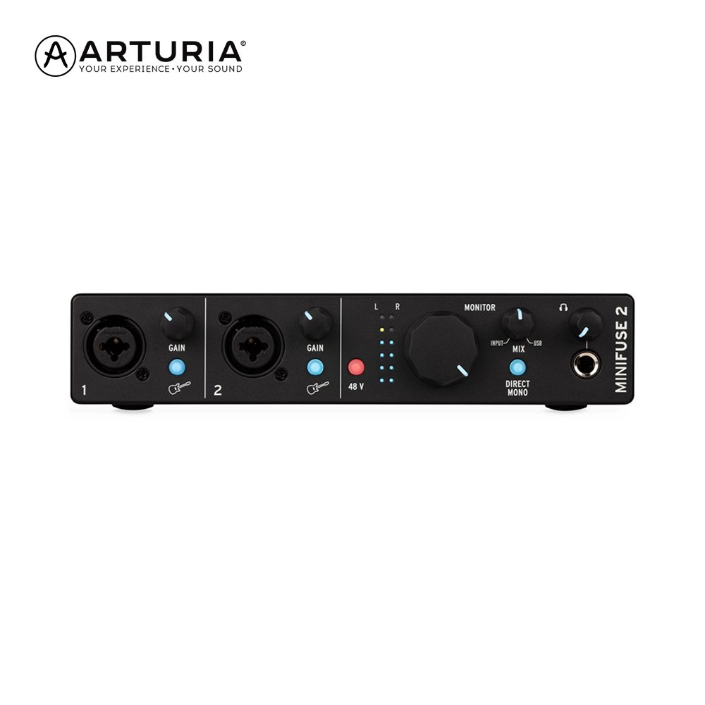 Arturia MiniFuse 2 아투리아 미니퓨즈2 오디오 인터페이스 블랙