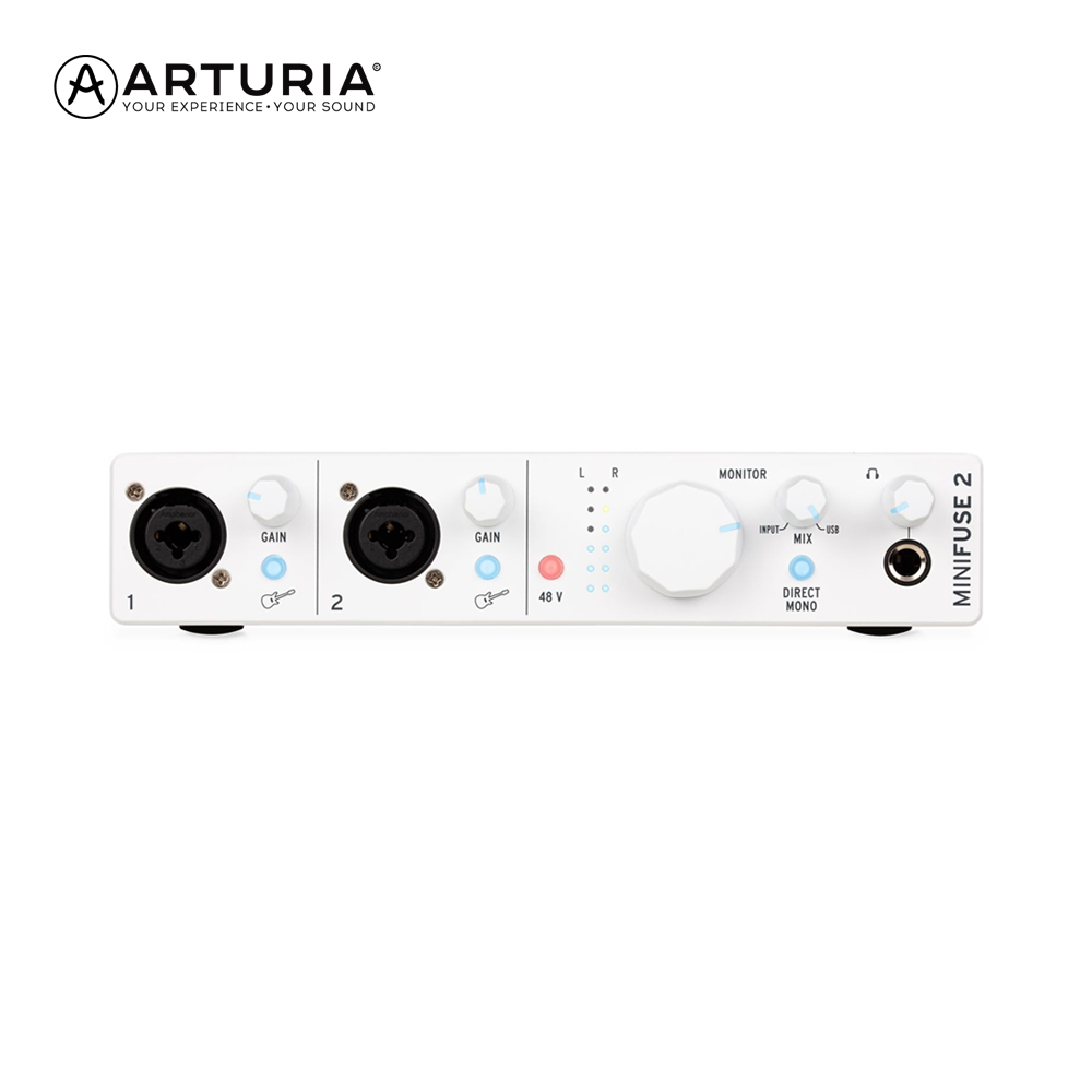 Arturia MiniFuse 2 아투리아 미니퓨즈2 오디오 인터페이스 화이트
