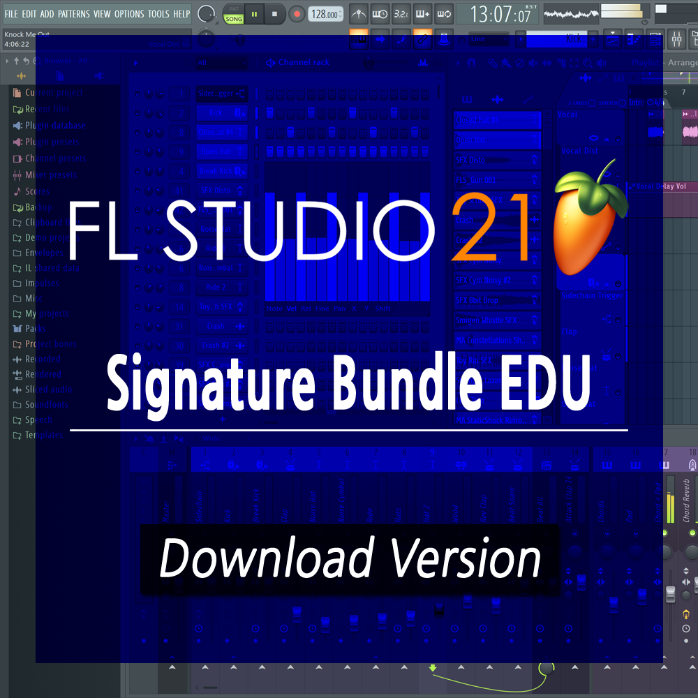 FL STUDIO Signature Bundle EDU 학생/교육용 DAW 소프트웨어 평생무료 업데이트 [전자배송]