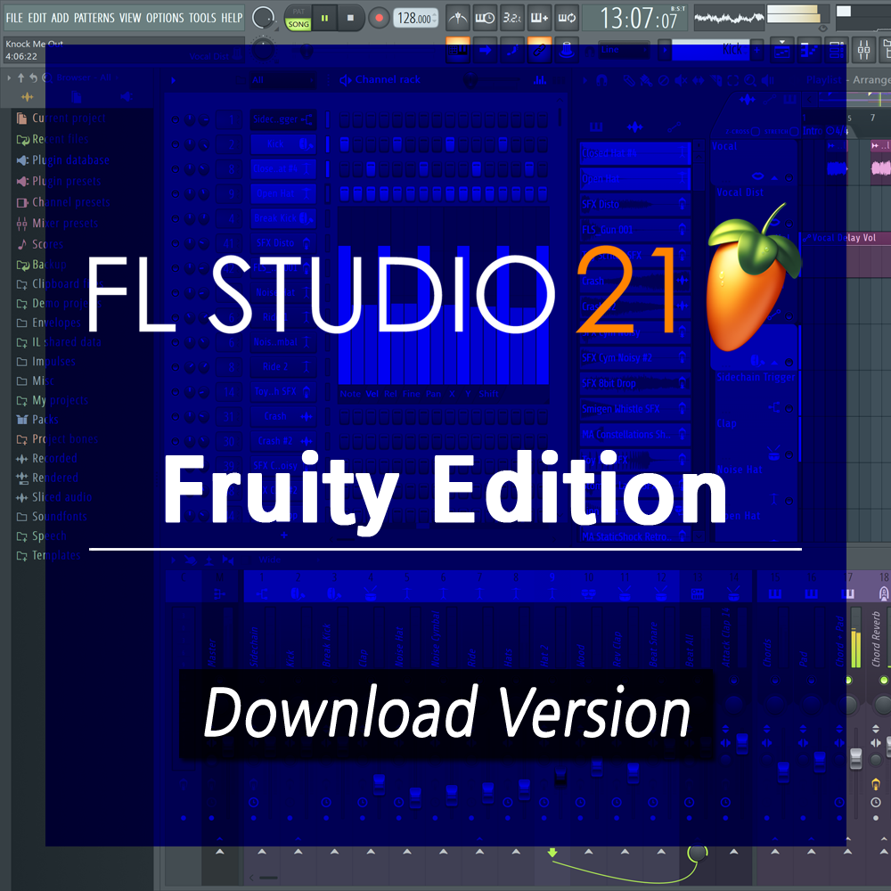 FL STUDIO Fruity Edition DAW 소프트웨어 평생무료 업데이트 [전자배송]