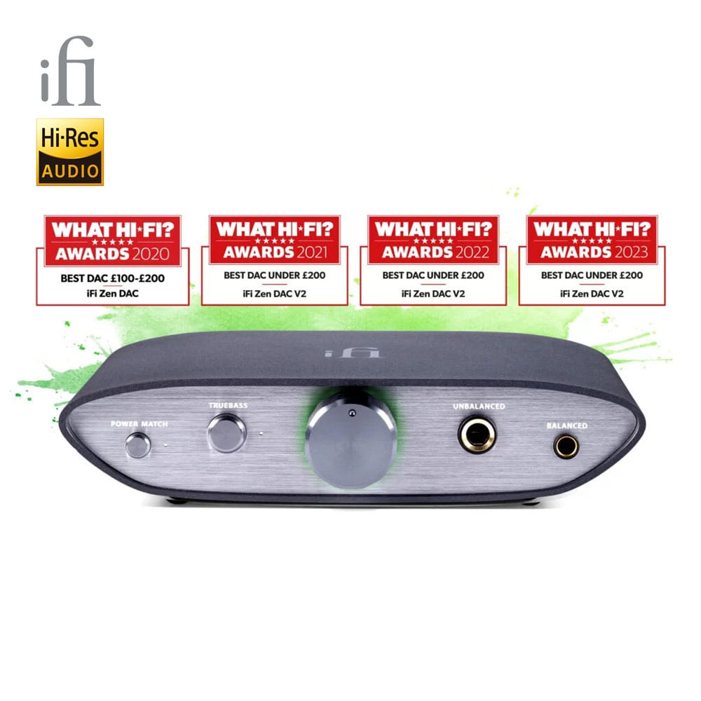 iFi Audio ZEN DAC V2 고해상도 USB DAC &amp; 헤드폰 앰프 (DSD MQA PCM 지원)