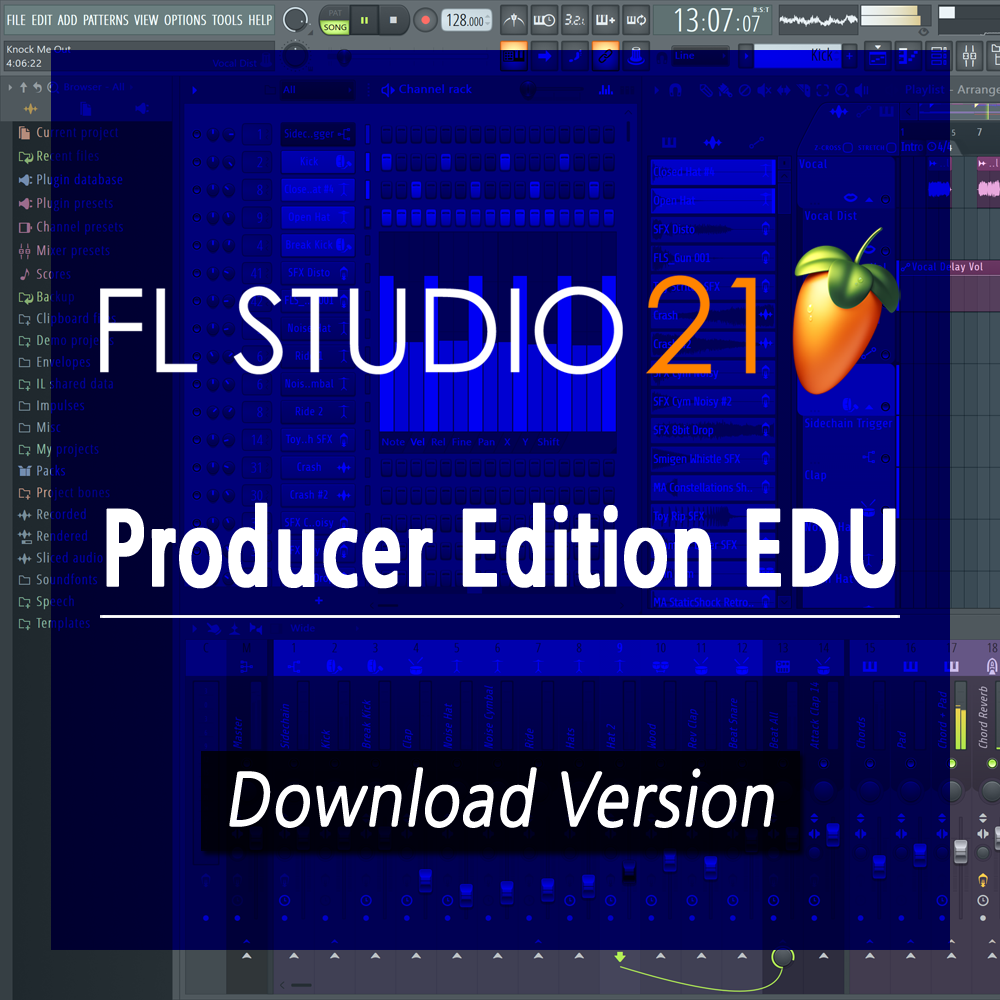 FL STUDIO Producer Edition DAW 소프트웨어 평생무료 업데이트 [전자배송]