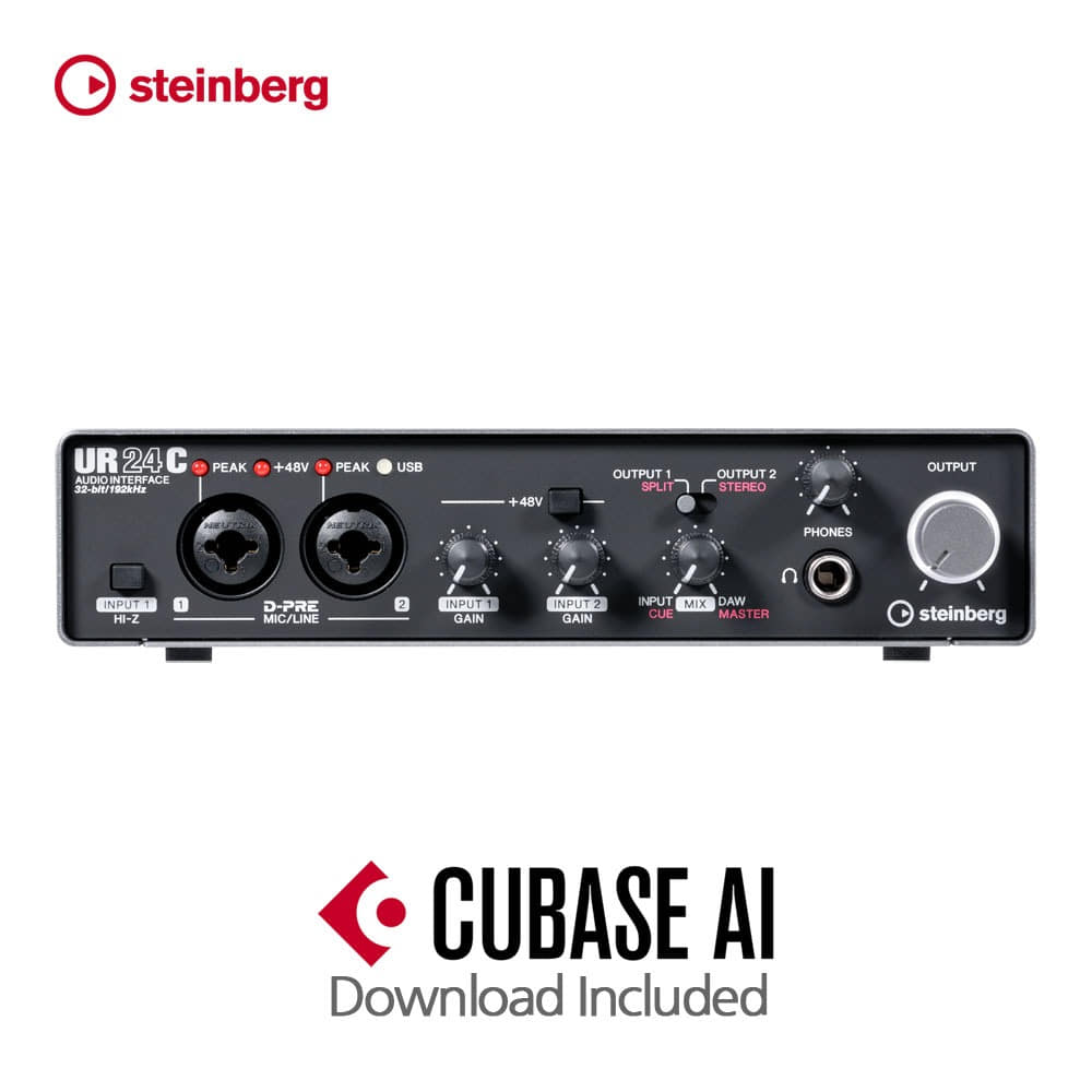 Steinberg UR24C 스테인버그 USB 오디오 인터페이스 / 큐베이스 Al 포함