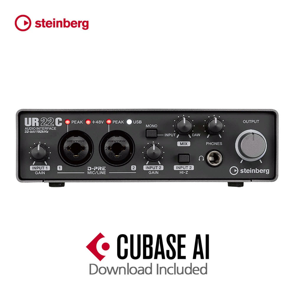 Steinberg UR22C 스테인버그 USB 오디오 인터페이스 / 큐베이스 Al 포함