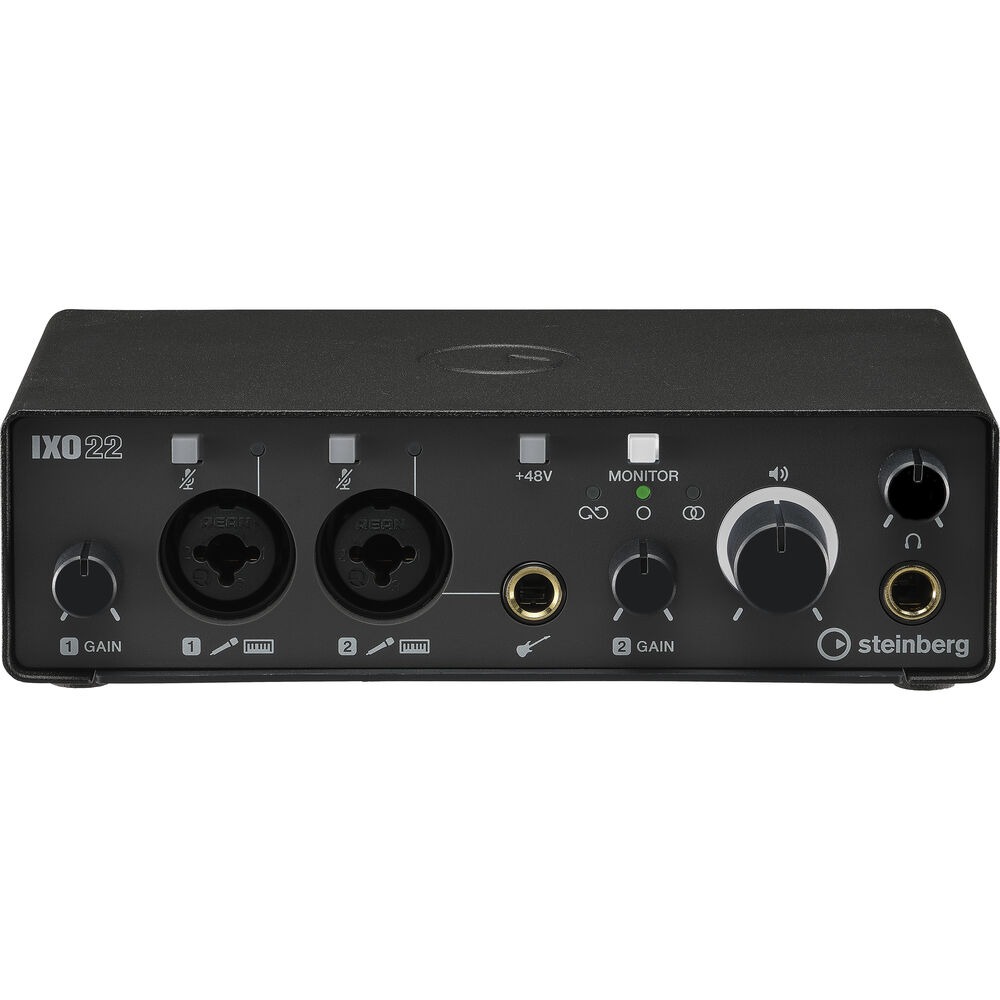 Steinberg IXO22 스테인버그 USB 루프백 오디오 인터페이스 블랙 / 큐베이스 Al 포함
